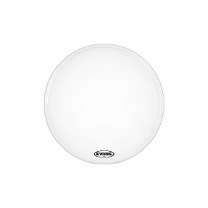 EVANS MX2 White Marching Bass Head 18 in. - 1 of 4