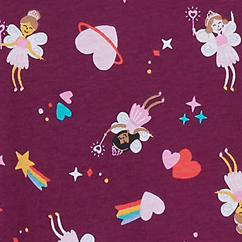 purple fairy hearts
