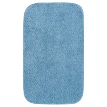 24"x40" Cabernet Nylon Washable Bath Rug Runner Basin Blue - Garland Rug
