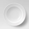 16oz Porcelain Rimmed Pasta Bowl White - Threshold™: Wide Rimmed, Microwave & Dishwasher-Safe, 9.6" Round Serving Bowl - 2 of 2