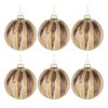 Glitter Painted Glass Ball Ornament (Set of 6) - 2 of 3
