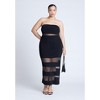 ELOQUII Women's Plus Size Sheer Panel Maxi Dress - 4 of 4