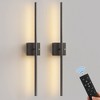 DORESshop LED Wall Sconce 2-Pack, Motion Sensor 3000K-6000K Dimmable Wall Lamps with Timer for Bedroom, Living Room - 3 of 4