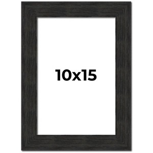 PosterPalooza | Photo Size Contemporary Black Frame - UV Acrylic, Foam Board Backing, Hanging Hardware - 1 of 4