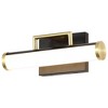 Nuvo Lighting Solano - Light Vanity in  Black/Brushed Brass - 2 of 4