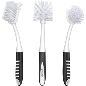 SetSail Dish Brush Set of 3 with Bottle Brush, Dish Scrub Brush - 1 of 3