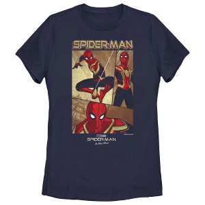 Women's Marvel Spider-Man: No Way Home Three Panel Poster T-Shirt - 1 of 4