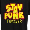 Women's - Instant Message - Stay Punk Forever Short Sleeve Graphic T-Shirt - 2 of 4