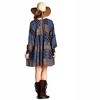 Women's Baby Doll Color Block Dress - Velzera - 3 of 4