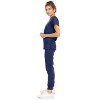 MediChic Womens 8-Pocket Scrubs Set- V-Neck with 4-Pocket Jogger Scrub Pants - 3 of 4