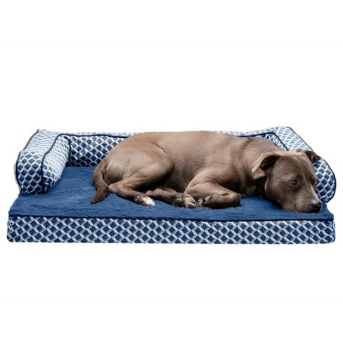 Furhaven Plush & Decor Comfy Couch Orthopedic Sofa-style Dog Bed ...