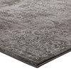 Modway Gamela Rustic Vintage Ornate Floral Medallion 5x8 Area Rug - Light and Dark Brown,  100% Soft Heat-Set Polypropylene ,  Tight Low Pile Weave - 3 of 4