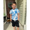 Toddler Boys Set Print Short Sleeve T-Shirt and Shorts Outfit Summer Set Clothing Sets 3-12T - 3 of 4