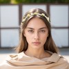 Unique Bargains Women's Faux Pearl Ribbon Headband 1 Pc - 2 of 4