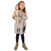 Leveret Girl and Doll Matching Cotton Dress - Animal Prints - 2 of 4