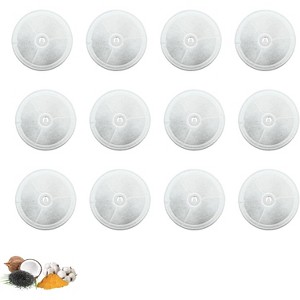 Nispira Cat Water Fountain Filter Replacements for Eversweet 2S/3/3 Solo/Solo SE Cybertail Pet Water Dispenser Triple Filtration, 12 Packs - 1 of 4