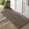 Washable Modern Printed Rug Non Slip Low Pile Rug Soft Contemporary Throw Floor Cover Foldable Indoor Carpet for Living Room Bedroom Playroom - 3 of 4