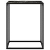 vidaXL Console Table Black 23.6 in.x13.8 in.x29.5 in. Tempered Glass - 2 of 4