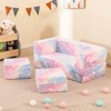 Infans 3-in-1 Baby Fold out Sofa with Removable & Machine Washable Flannel Cover - 3 of 4