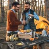 Angel Sar 12-Piece Camping Cookware Set, Aluminum Pot Pan Kit with Foldable Cutlery, for Outdoor Camping Hiking Picnic, 2-3 Person - 4 of 4