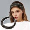 Unique Bargains Crystal Headband Rhinestone Hairband for Women 1.2 Inch Wide 1Pcs - 2 of 4