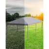 Pop Up Canopy Tent, Heavy Duty Outdoor Canopy W/ Removable Sidewall, Portable Tent Gazebo, Instant Tent Shelter for Parties, Events, & Vendors - 4 of 4
