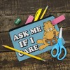 Garfield Ask Me If I Care Makeup Cosmetic Bag Organizer Pouch - 2 of 4