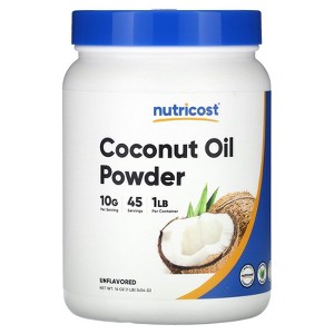 Nutricost Coconut Oil Powder, Unflavored, 16 oz (454 g) - 1 of 2