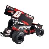 Winged Sprint Car #8 Aaron Reutzel "RSR" Baughman-Reutzel Motorsports "World of Outlaws" (2023) 1/18 Diecast Model Car by ACME - 2 of 3