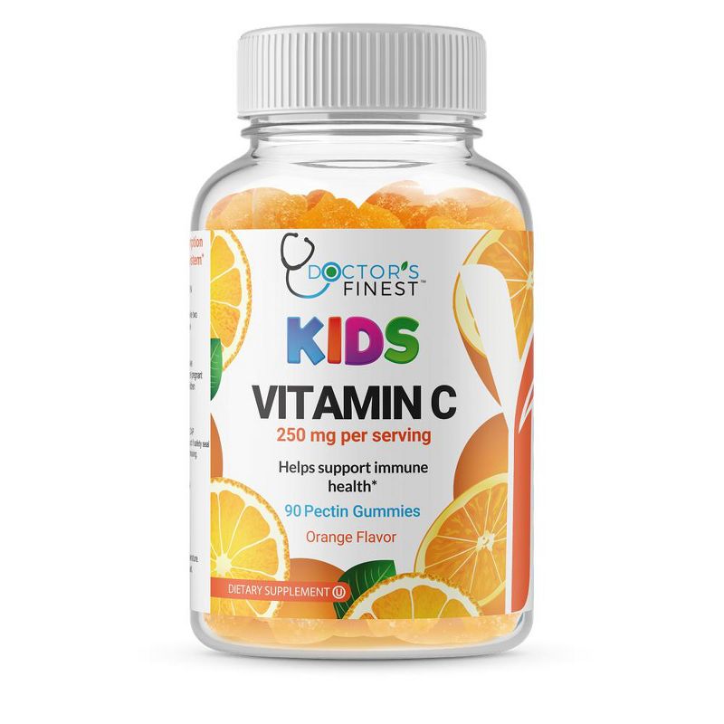 Doctors Finest Vitamin C 250mg Gummies - 90 ct. - Kids, 1 of 4