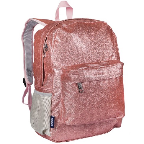 Pink Sparkle Glitter Hard Sided Kids Suitcase