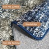 ABYNOW 8x10 Machine Washable Area Rug – Modern Abstract Soft Low-Pile Carpet with Non-Slip Backing for Living Room & Bedroom - 4 of 4