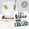 Big Dot of Happiness Happy Fall Truck - Funny Harvest Pumpkin Party Decorations - Drink Coasters - Set of 6 - 2 of 4