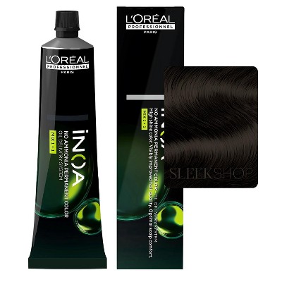 L'Oreal Pro iNOA Coloration Ammonia-Free Permanent Hair Color Dye  - Multicolored Loreal Haircolor Cream