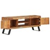 vidaXL TV Stand 44.1 in.x11.8 in.x17.7 in. Solid Wood Reclaimed - 3 of 4