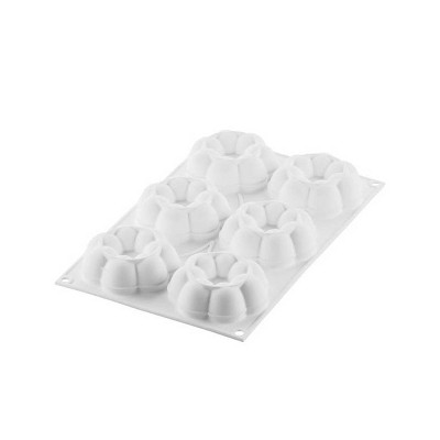 Silikomart 'TRUFFLECROWN90' Silicone Baking & Freezing Mold, 6 Cavities