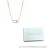 Adornia 14k Rose Gold Plated Adjustable Dancing Stone Necklace - 4 of 4