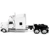 Kenworth W990 with Stand Up Sleeper Cab White 1/87 (HO) Scale Plastic Model Car by HO Logistics - 4 of 4
