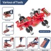 Skirfy 47 Pcs Kids Pretend Tool Sets, ABS Play Tool Box with Electric Power Toy Drill and Chainsaw for Kids - 4 of 4