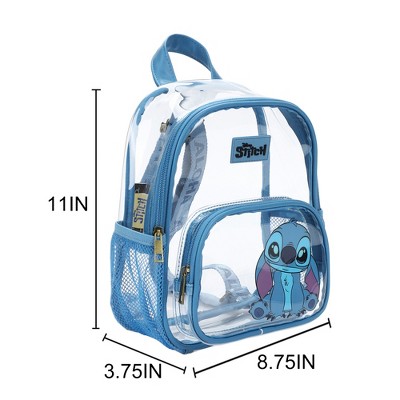 Lilo & Stitch Curious Pose 11" Adult Clear Mini Backpack — фото 2