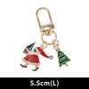 Unique Bargains Christmas Keychain Lobster Clasp Keychain Zinc Alloy 2.17" - 2 of 3