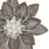 Set of 2 Wall Flowers Brown Metal by Foreside Home & Garden - 3 of 4