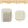 Unique Bargains Velvet Octagon Wedding Proposal Engagement 2 Slot Jewelry Storage Ring Box - 2 of 4