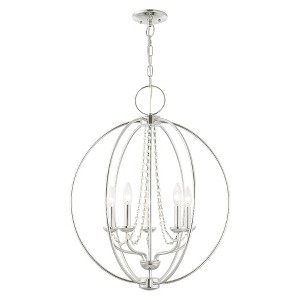Livex Lighting Arabella 5 - Light Chandelier in  Polished Chrome - 1 of 4