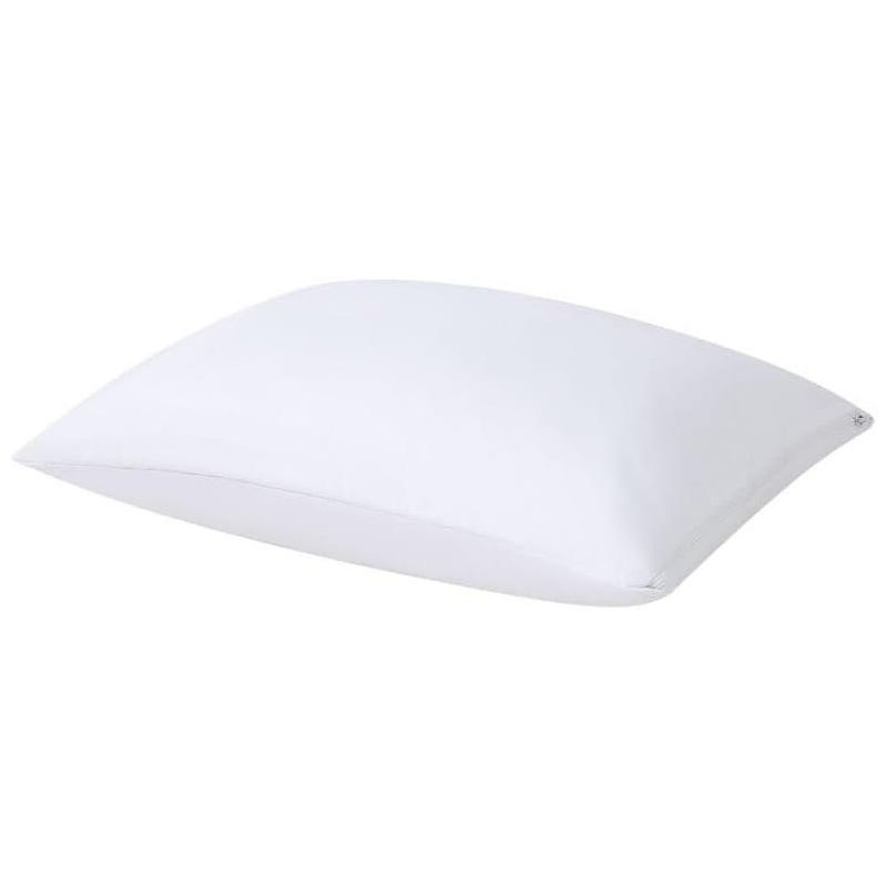 100% Cotton Zippered Pillow Protector (1 pck) Toddler(13"x18") - White, 1 of 8