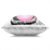 Stupell Industries Tabby Cat Bubble Gum Pink Glasses Pet Indoor Decorative Throw Pillow, 18 x 18 - 2 of 3