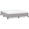 Bed Frame Light Gray 100% polyester fabric, plywood, engineered wood - 2 of 4