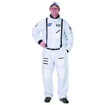 Adult Astronaut (White) Suit W/ Cap Costume