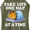 Women's - Garfield - Take Life One Nap Graphic High Neck Tank - 2 of 3