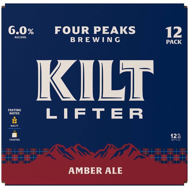 Four Peaks Kilt Lifter Scottish-Style Ale Beer - 12pk/12 fl oz Bottles, 4 of 9